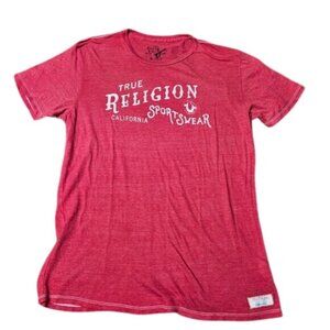 True Religion Red Graphic T-Shirt Mens Size XXL